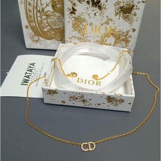 ディオール(Dior)のCDゴールド CLAIR D LUNE ネックレス 未使用に近い 送料無料(ネックレス)