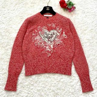 クリスチャンディオール(Christian Dior)の［極美品］ディオール　ハート　DIORAMOUR セーター　カシミヤ　ウール(ニット/セーター)