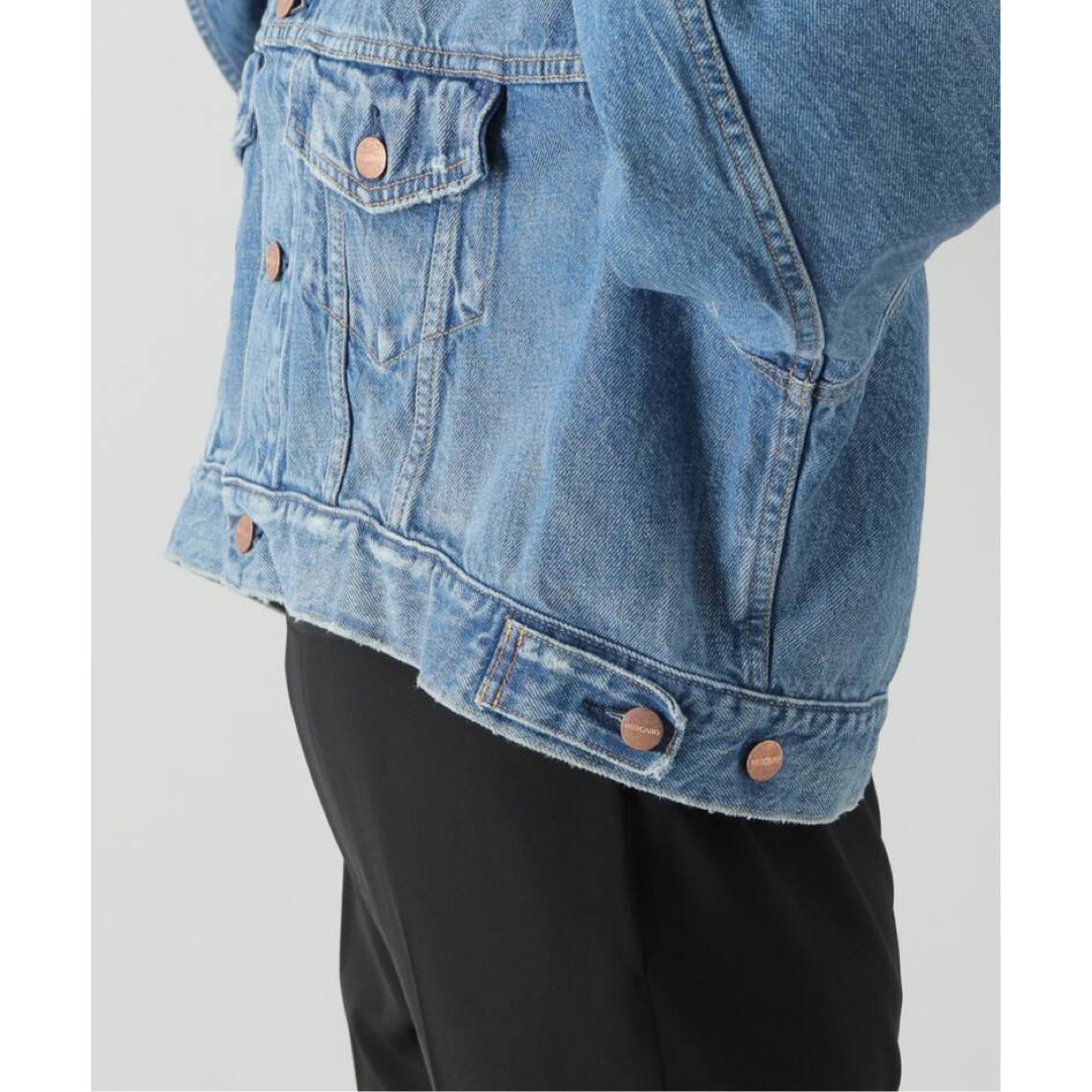 L'Appartement DEUXIEME CLASSE(アパルトモンドゥーズィエムクラス)の【RED CARD/レッド カード】 DENIM JACKET レディースのジャケット/アウター(Gジャン/デニムジャケット)の商品写真