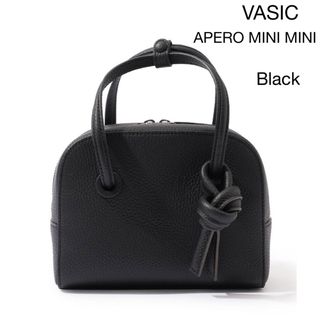 ヴァジック(VASIC)の【新品】VASIC APERO MINI MINI ブラック　黒(ハンドバッグ)