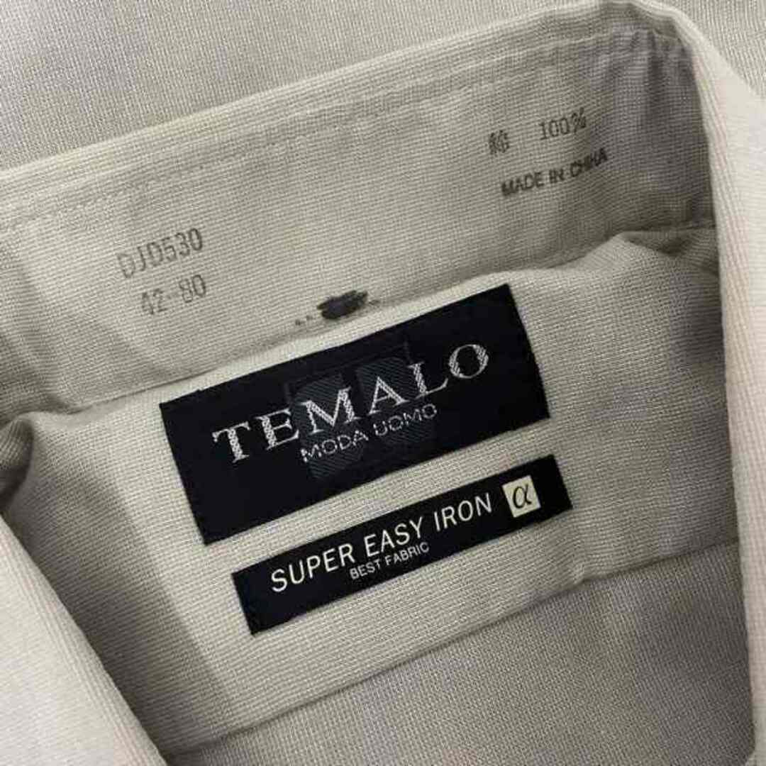 other(アザー)のTEMALO テマロ カジュアルシャツ 長袖 ベージュ L-XL ■GY31 メンズのトップス(シャツ)の商品写真