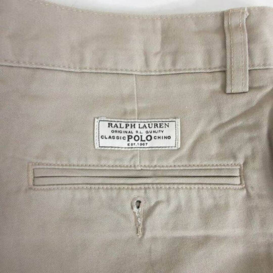 POLO RALPH LAUREN(ポロラルフローレン)のポロ バイ ラルフローレン 90s ショートパンツ ベージュ 32 約L  メンズのパンツ(ショートパンツ)の商品写真