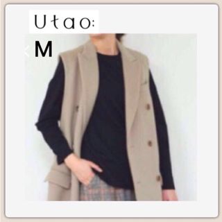 スタディオクリップ(STUDIO CLIP)の【Utao：】ウタオ モックネック長袖Ｔシャツ / M〈ブラック〉新品(カットソー(長袖/七分))