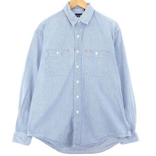 ギャップ(GAP)の古着 90年代 ギャップ GAP オールドギャップ 長袖 デニムシャツ カナダ製 メンズM ヴィンテージ /eaa431338(シャツ)