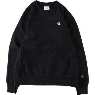 チャンピオン(Champion)の古着 チャンピオン Champion リバースウィーブ 復刻 単色タグ ワンポイントロゴスウェットシャツ トレーナー メンズL /eaa411323(スウェット)