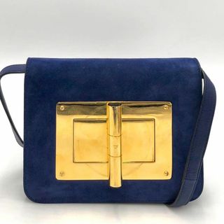 TOM FORD - ［美品］トムフォード　Natalia ショルダーバッグ  スエード　ターンロック