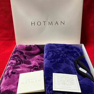 ホットマン(Hotman)のHOTMAN  ホットマンフェイスタオル2枚セット　薔薇柄　新品未使用(タオル/バス用品)