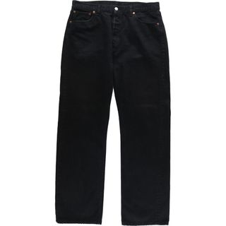 リーバイス(Levi's)の古着 リーバイス Levi's 501 ブラックデニム ストレートデニムパンツ メンズw35 /eaa427416(デニム/ジーンズ)