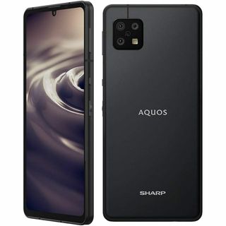 シャープ(SHARP)のdocomo AQUOS sense6 64GB ブラック(スマートフォン本体)