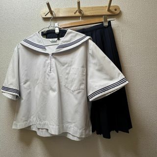 エル(ELLE)の早い者勝ち　セーラー服　夏用　スカート　180  大きめ　ELLE(衣装一式)