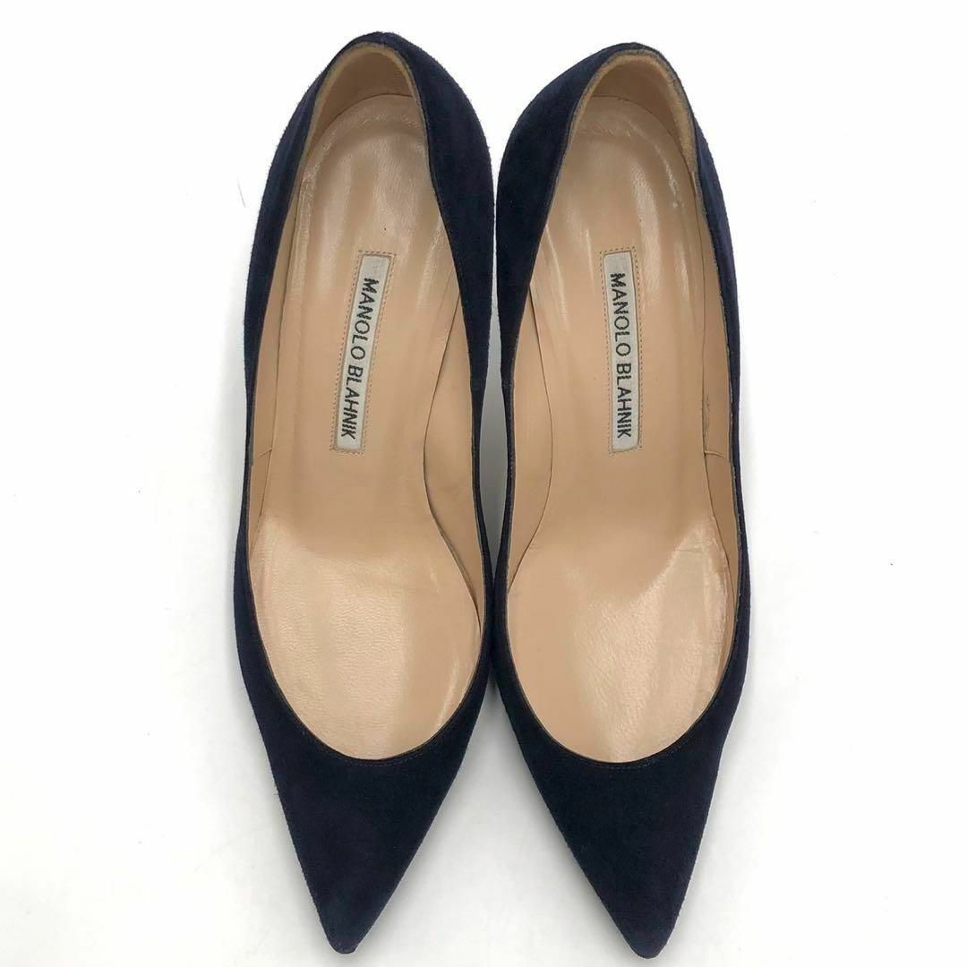 MANOLO BLAHNIK(マノロブラニク)の［美品］マノロブラニク　キエッタ　KIETTA スエード　パンプス　ヒール レディースの靴/シューズ(ハイヒール/パンプス)の商品写真