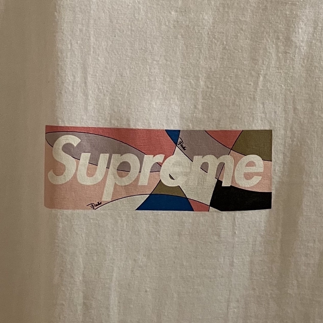 Supreme(シュプリーム)の込 美品★Supreme/Emilio Pucci BoxLogoTee★L メンズのトップス(Tシャツ/カットソー(半袖/袖なし))の商品写真