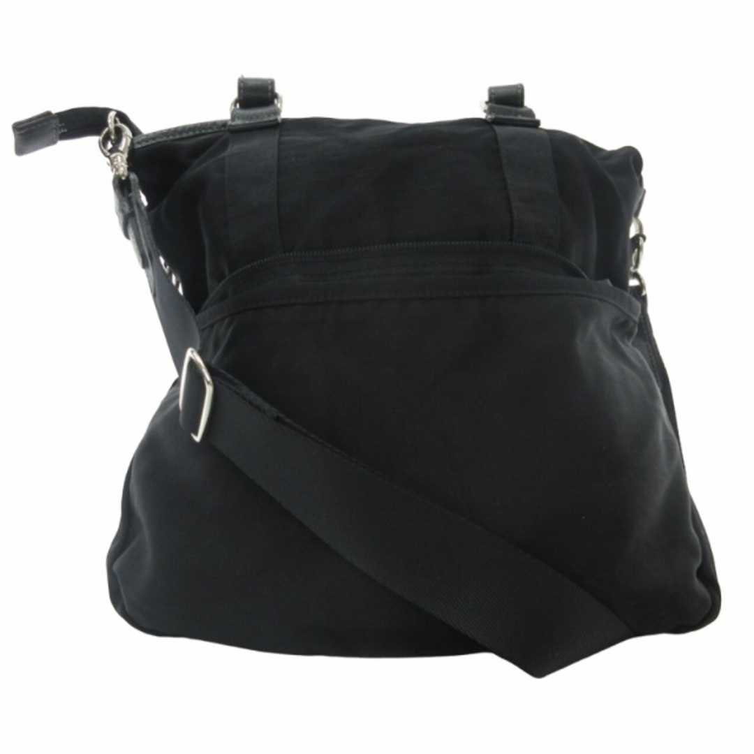 agnes b.(アニエスベー)のアニエスベー 美品 2WAY ショルダーバッグ トートバッグ レザー ブラック レディースのバッグ(ショルダーバッグ)の商品写真