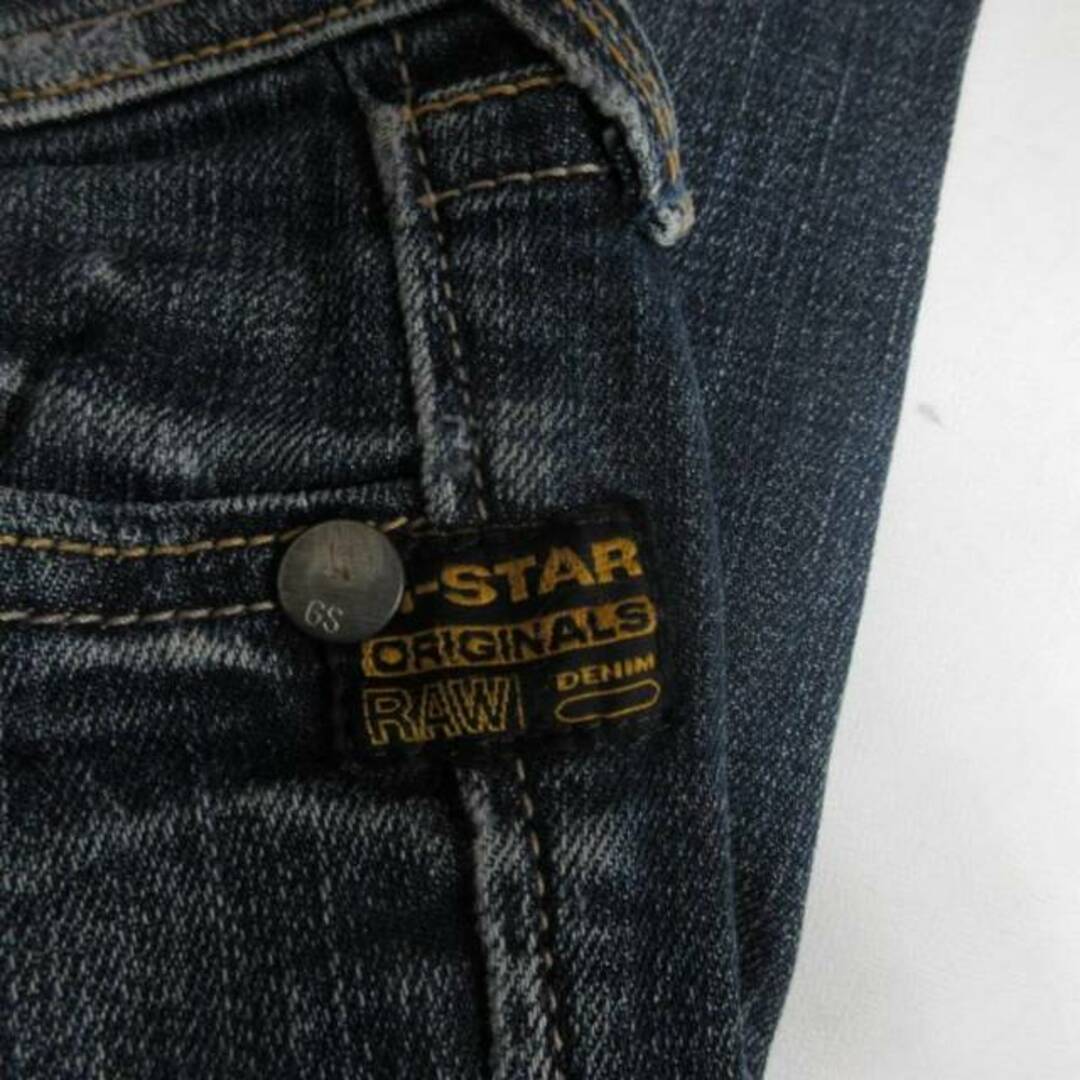 G-STAR RAW(ジースター)のジースターロウ デニム ジーンズ テーパード 青系 約S ■GY31 レディースのパンツ(デニム/ジーンズ)の商品写真