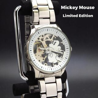 ディズニー(Disney)のDisney ミッキーマウス 手巻き腕時計 限定モデル スケルトン(腕時計(アナログ))