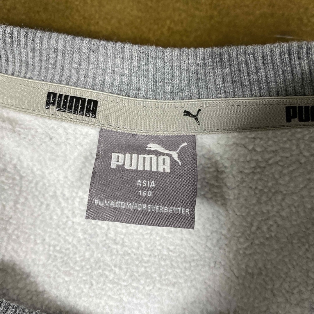 PUMA(プーマ)のPUMA スウェット　160 グレー キッズ/ベビー/マタニティのキッズ服男の子用(90cm~)(Tシャツ/カットソー)の商品写真