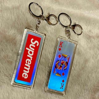 シュプリーム(Supreme)のK♦️ SUPREME  ホログラフィック トランプ　キーホルダー(キーホルダー)