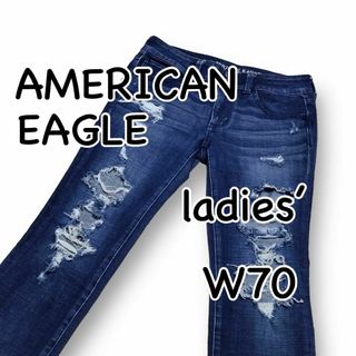 アメリカンイーグル(American Eagle)のアメリカンイーグル ARTIST CROP 360°SSSTRETCH US6(デニム/ジーンズ)