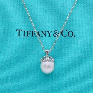 ティファニー(Tiffany & Co.)の【極美品】Tiffany & Co. ネックレス　パール　ハート　クローバー(ネックレス)