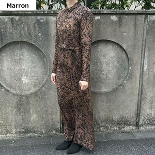 アーペーセー(A.P.C)のA.P.C.(アーペーセー) F35001 Gwyneth ワンピース Marron(ロングワンピース/マキシワンピース)