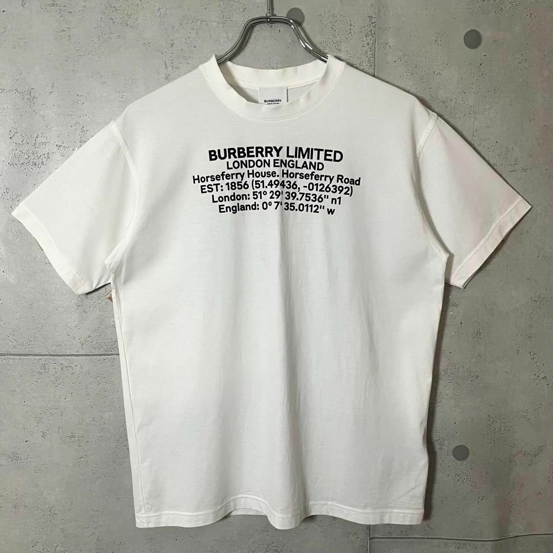 BURBERRY(バーバリー)の［20SS・美品］バーバリー キャリック　ロケーションプリント　Tシャツ メンズのトップス(Tシャツ/カットソー(半袖/袖なし))の商品写真