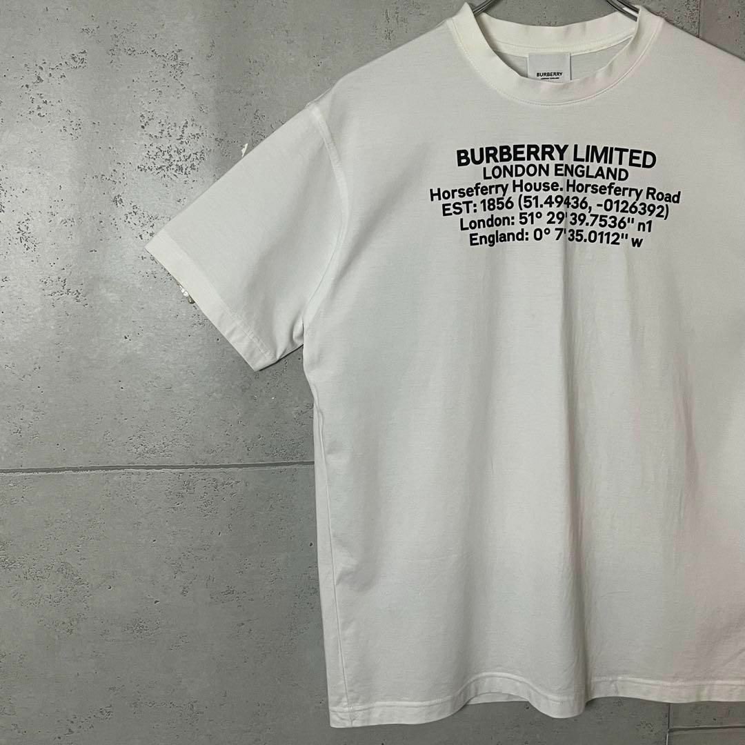 BURBERRY(バーバリー)の［20SS・美品］バーバリー キャリック　ロケーションプリント　Tシャツ メンズのトップス(Tシャツ/カットソー(半袖/袖なし))の商品写真