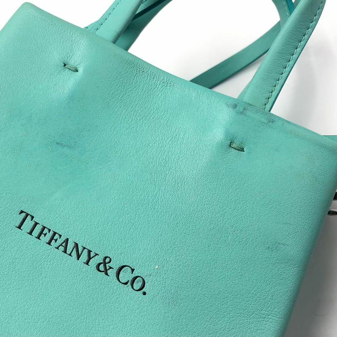 Tiffany & Co.(ティファニー)の［美品］ティファニー　ショッピングトート　ミニ　ショッパー　ショルダーバッグ レディースのバッグ(ショルダーバッグ)の商品写真