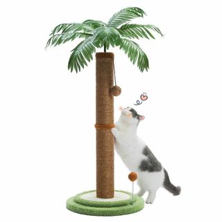 【色: ブラウン】PAWZ Road 猫 爪研ぎ ヤシの木 爪とぎポール 縦型 (猫)