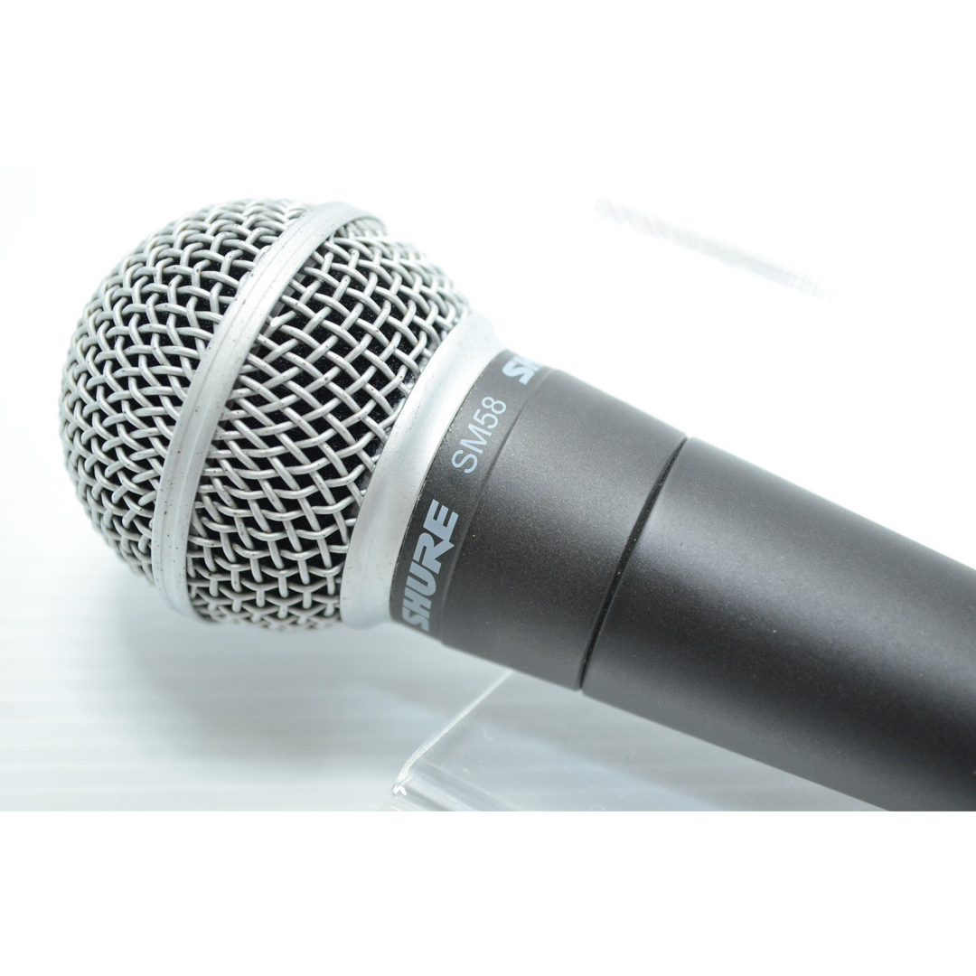 美品 SHURE シュア SM58 ダイナミックマイク ケース付 楽器のレコーディング/PA機器(マイク)の商品写真