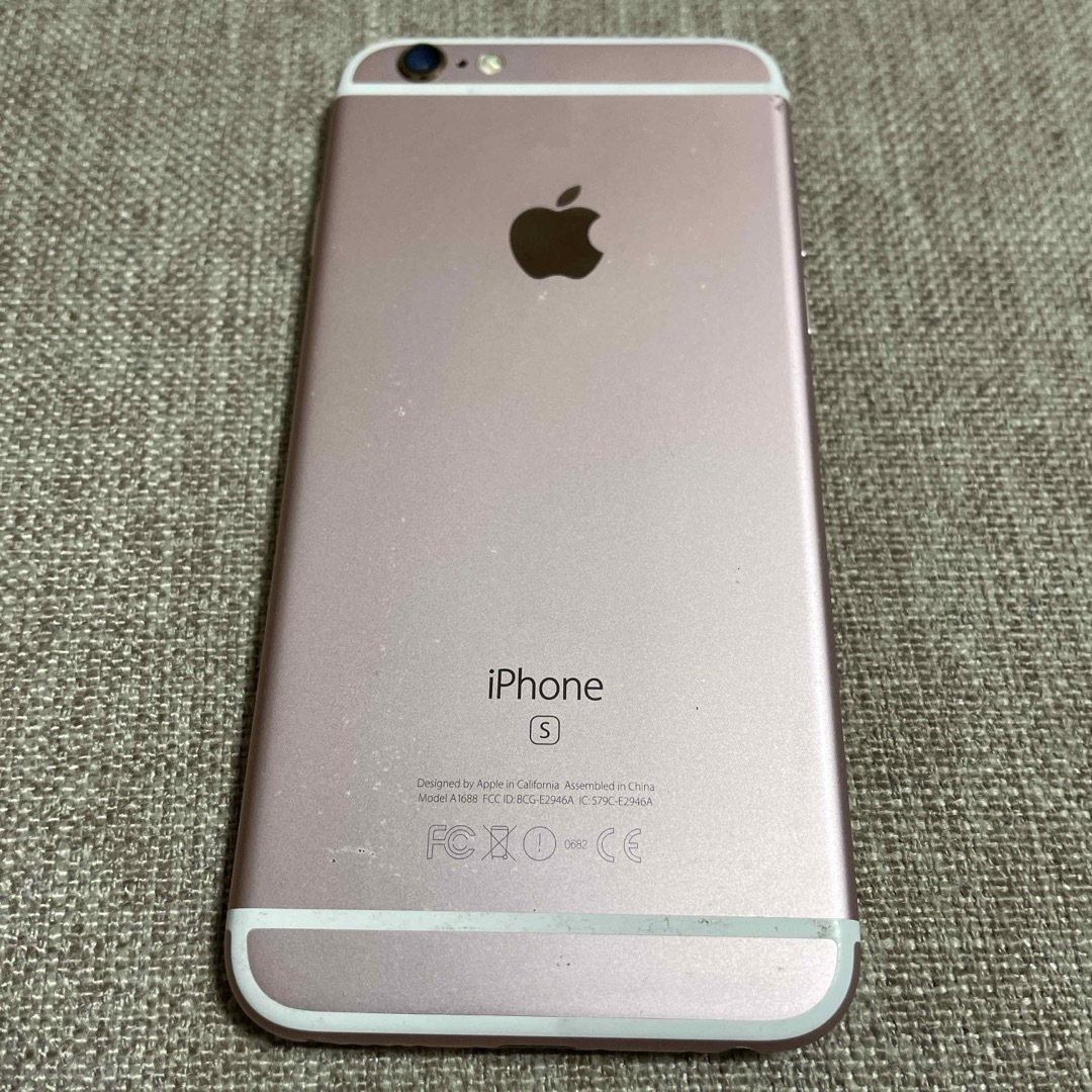 iPhone(アイフォーン)のiPhone6s 本体 ジャンク品 ピンク スマホ/家電/カメラのスマートフォン/携帯電話(スマートフォン本体)の商品写真