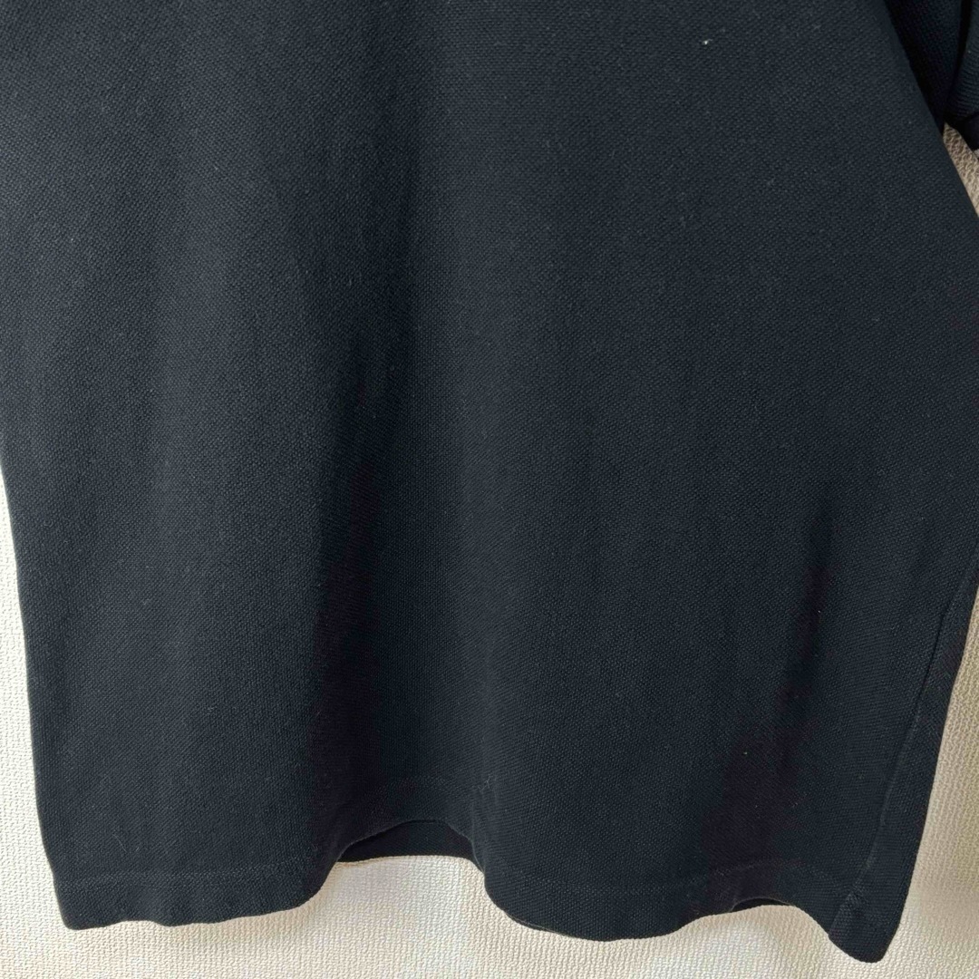 FRED PERRY(フレッドペリー)のフレッドペリー　半袖　ポロシャツ　黒　赤　白　M 古着 メンズのトップス(ポロシャツ)の商品写真