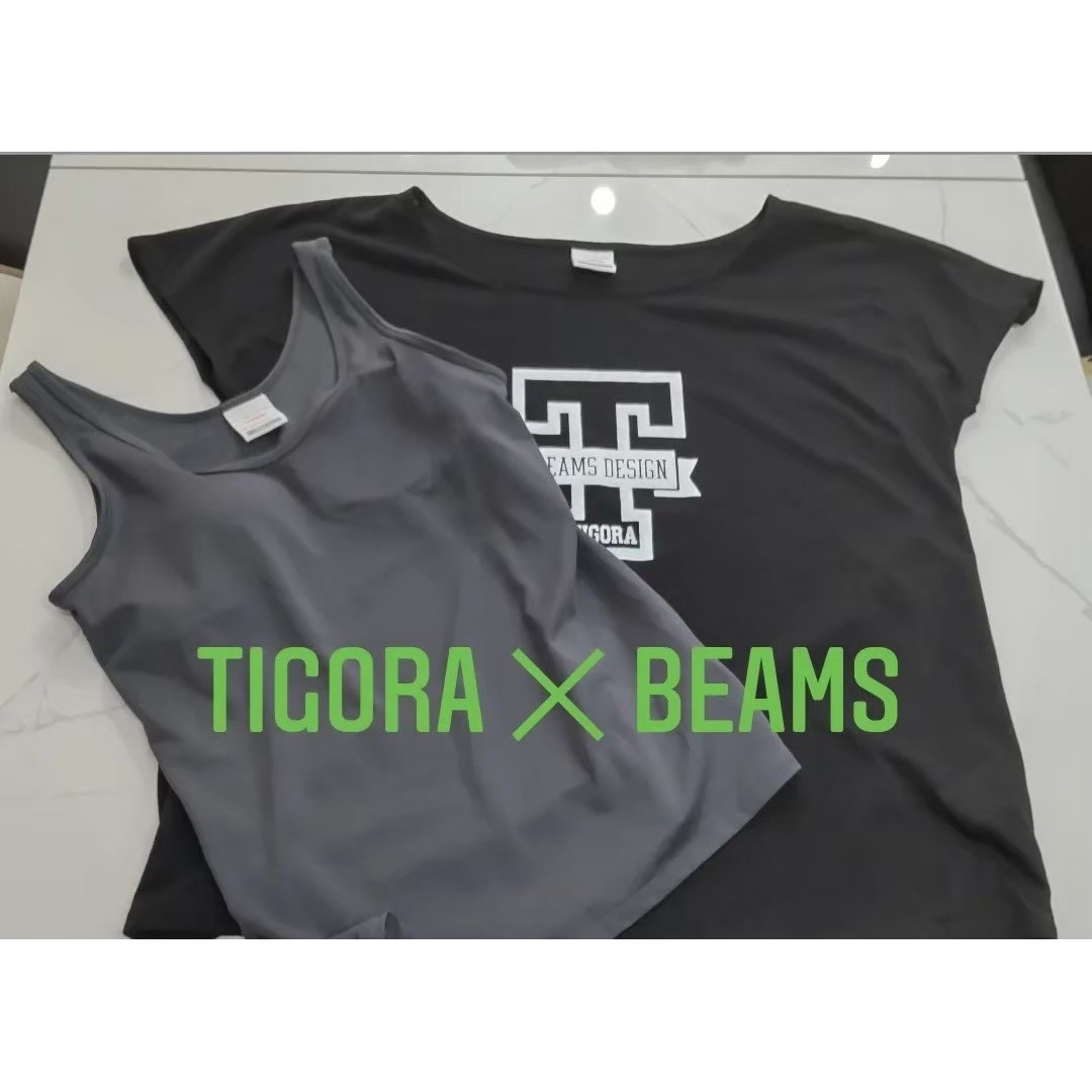 TIGORA(ティゴラ)の半袖Tシャツ　半袖　ブラトップ　BEAMS　TIGORA レディースのトップス(Tシャツ(半袖/袖なし))の商品写真