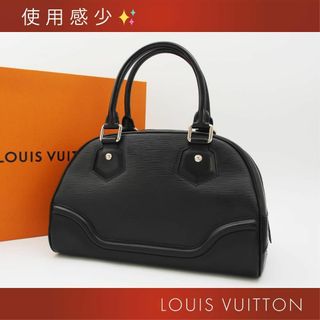 ルイヴィトン(LOUIS VUITTON)の使用感少✨ ルイヴィトン エピ ボーリング モンテーニュ カーフ PM ブラック(ハンドバッグ)