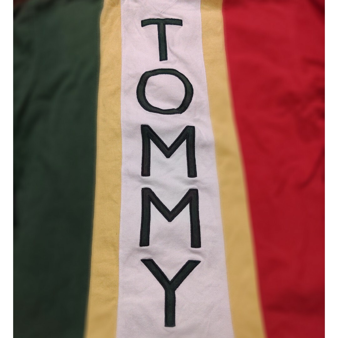 TOMMY HILFIGER(トミーヒルフィガー)のTOMMY HILFIGER　ラグビーシャツ　M　マルチカラー　90S　刺繍 メンズのトップス(その他)の商品写真