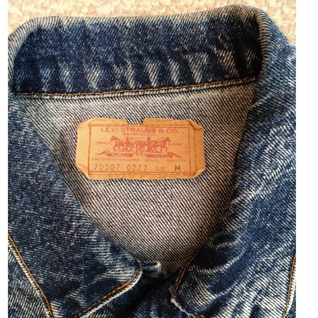 Levi's(リーバイス)のLEVI'S70507 DEEPケミカルウォッシュ メンズのジャケット/アウター(Gジャン/デニムジャケット)の商品写真