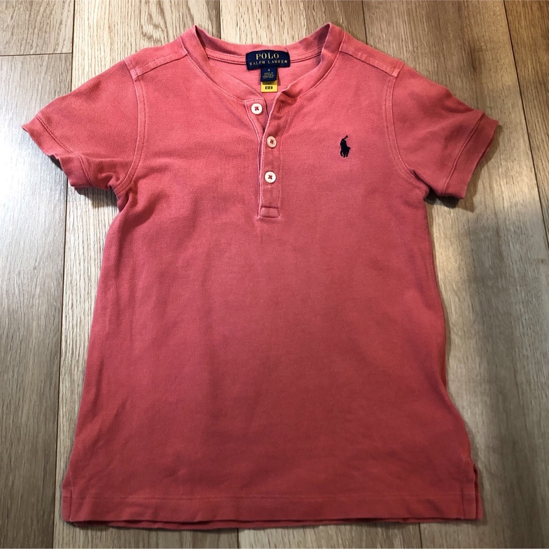 POLO RALPH LAUREN(ポロラルフローレン)のラルフローレン キッズ ポロシャツ ヘンリーネック キッズ/ベビー/マタニティのキッズ服男の子用(90cm~)(Tシャツ/カットソー)の商品写真