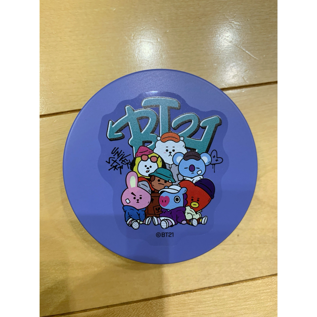 BTS BT21 缶　ステッカー　新品未使用　 エンタメ/ホビーのタレントグッズ(アイドルグッズ)の商品写真