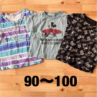 ブランシェス(Branshes)の子供服 男の子 半袖 Tシャツ 90 100 まとめ売り(Tシャツ/カットソー)