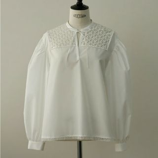 新品♡OHGA♡OHGA  PUFF LACEブラウス(シャツ/ブラウス(長袖/七分))