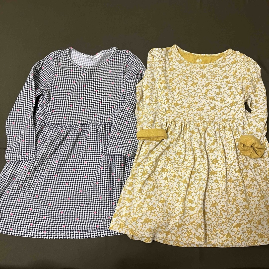 H&M(エイチアンドエム)のH&M ワンピース 110.120 キッズ/ベビー/マタニティのキッズ服女の子用(90cm~)(ワンピース)の商品写真