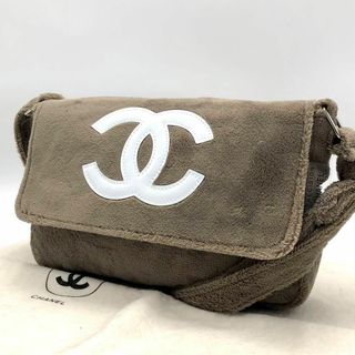 シャネル(CHANEL)の［未使用］CHANEL プレシジョン　ココマーク　ショルダーバッグ　パイル生地(ショルダーバッグ)