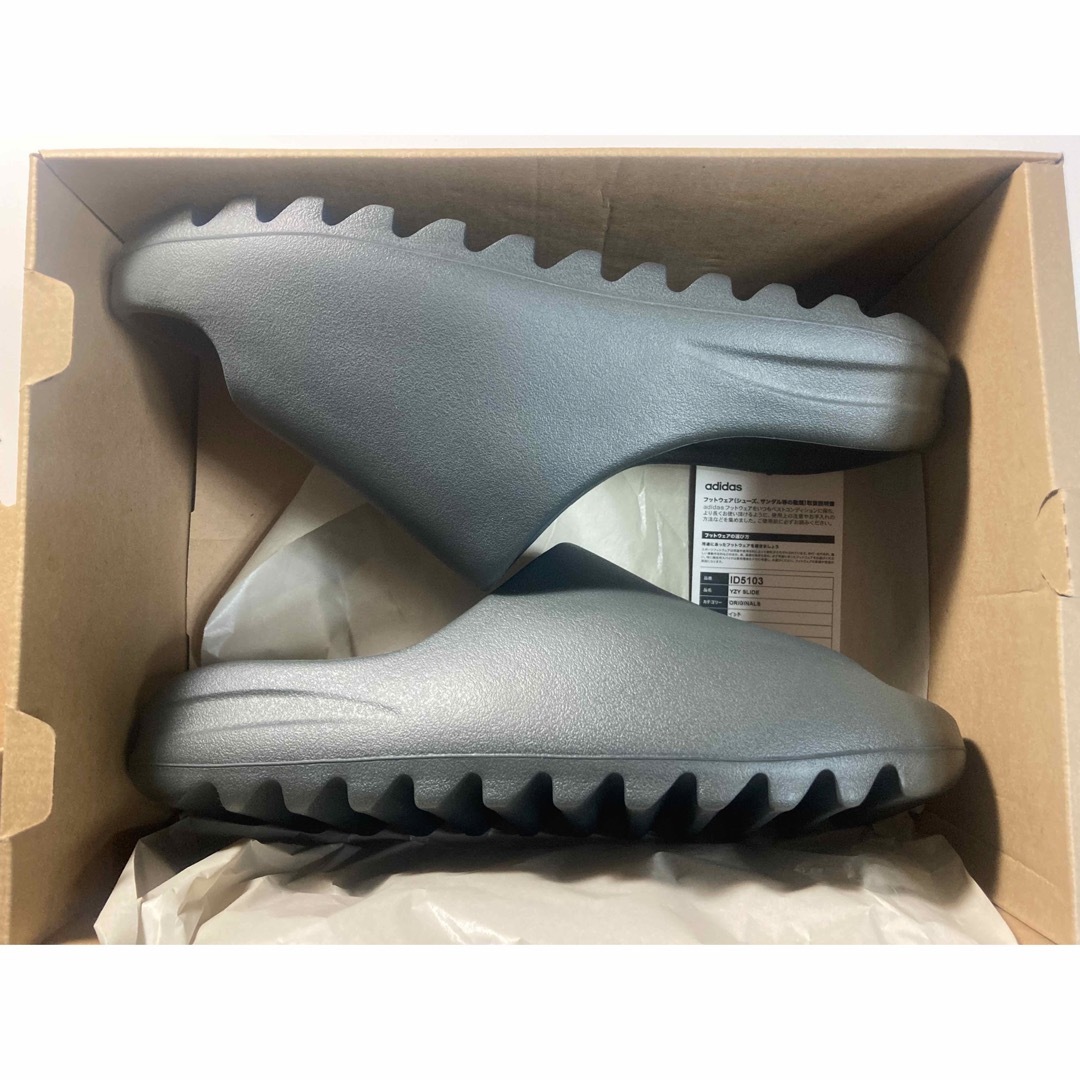 YEEZY（adidas）(イージー)のADIDAS YEEZY SLIDE DARK ONYX ID5103 メンズの靴/シューズ(サンダル)の商品写真