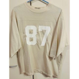 アパルトモンドゥーズィエムクラス(L'Appartement DEUXIEME CLASSE)のGOOD GRIEF!CRACKED PRINT FOOTBALL TEE(カットソー(長袖/七分))