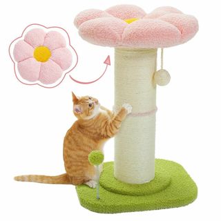 【色: ピンク】PAWZ Road 猫 爪研ぎ キャットタワーミニ 極太 爪研ぎ(猫)