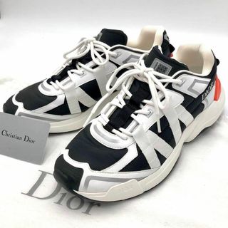 ディオールオム(DIOR HOMME)の［美品］ディオールオム　 B24 RUNTEK スニーカー　ブラック　ホワイト(スニーカー)