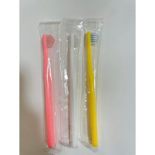 ☆子ども用歯ブラシ☆  奇跡の歯ブラシ　３本セット  ピンク、白、黄色 (歯ブラシ/デンタルフロス)