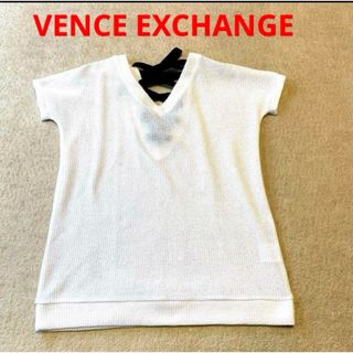 ヴァンスエクスチェンジ(VENCE EXCHANGE)の【VENCE EXCHANGE】半袖/フレンチスリーブ トップス  サマーニット(ニット/セーター)