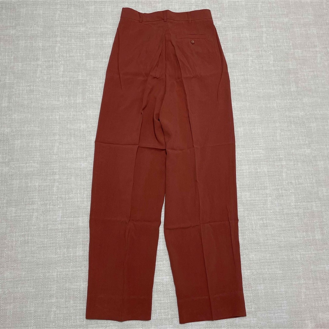 Jasmi  SILK ジャスミシルク ズボン パンツ ポケット付 赤 レッド レディースのパンツ(カジュアルパンツ)の商品写真