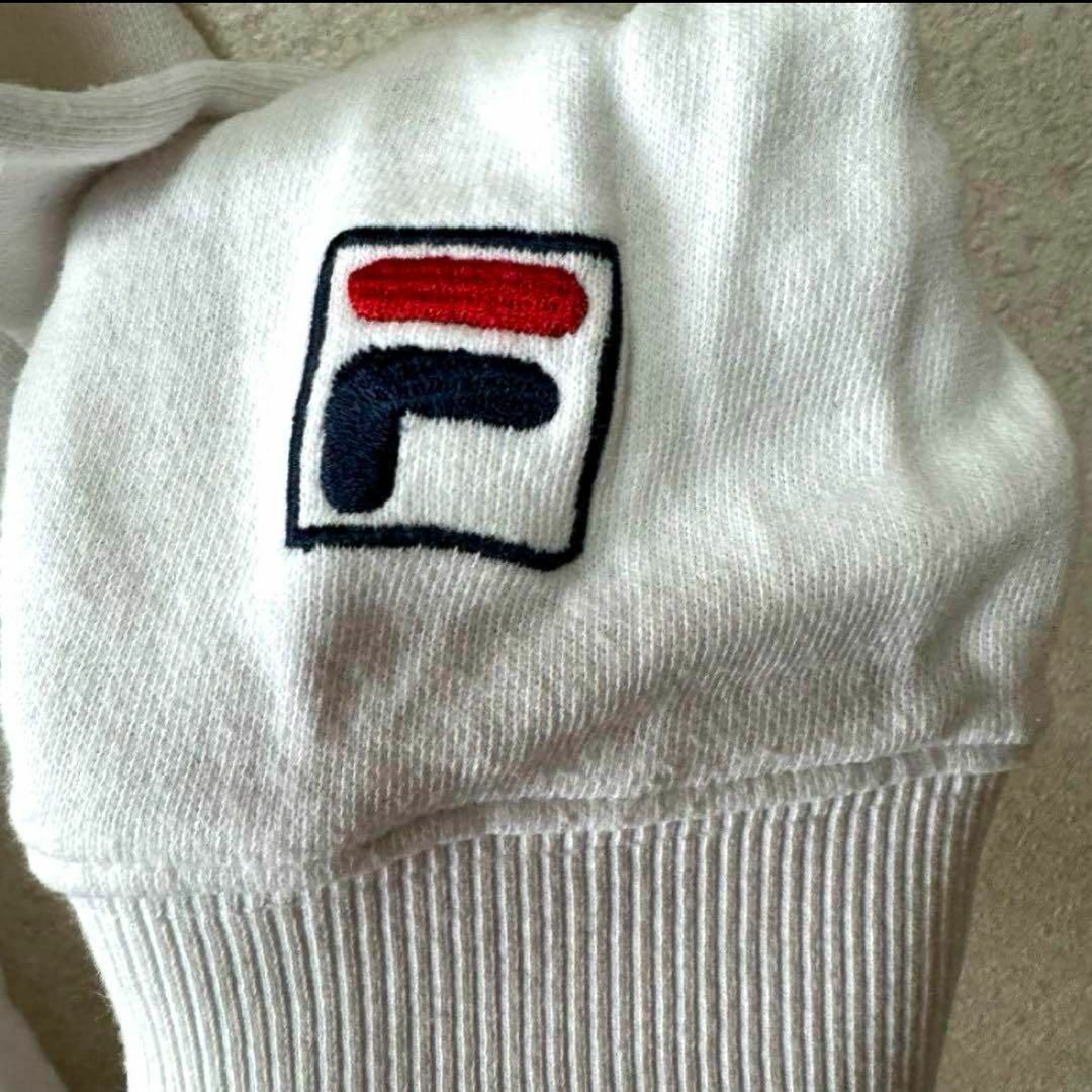 FILA(フィラ)の【希少】FILA 長袖パーカー スウェットパーカー ビッグロゴ ワンポイント刺繍 レディースのトップス(パーカー)の商品写真