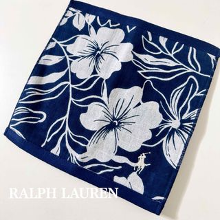 ラルフローレン(Ralph Lauren)の【新品Sale】RALPH LAUREN★ ハイビスカス ガーゼ ハンカチタオル(ハンカチ)